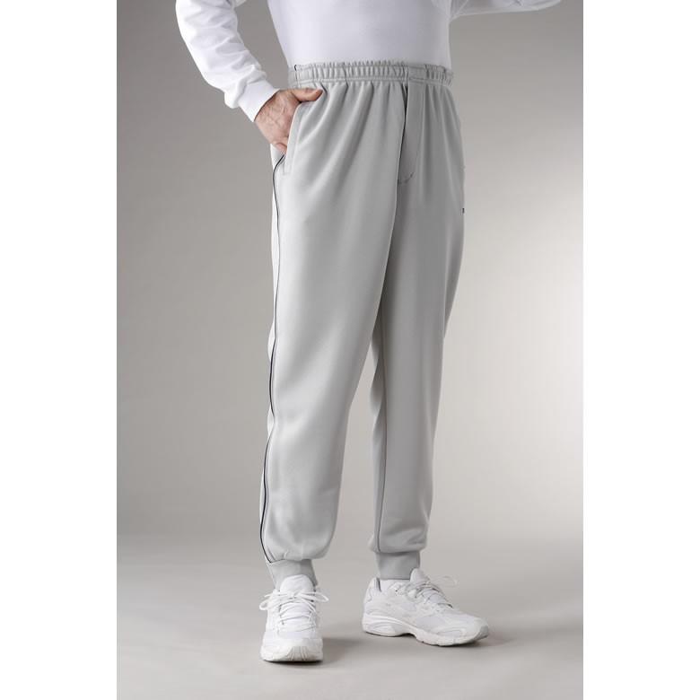 シニア メンズ ファッション 吸汗速乾 裾リブ ジャージ パンツ 3色組