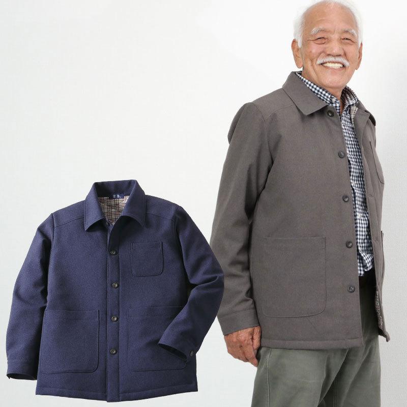 シニア服 80代 70代 60代 メンズ 紳士服 高齢者 おじいちゃん 日本製 紳士 撥水加工 裏キルト シャツジャケット 敬老の日 プレゼント ギフト Csk Mo1 Tcマート シニア服 シルバーカー 通販 Yahoo ショッピング