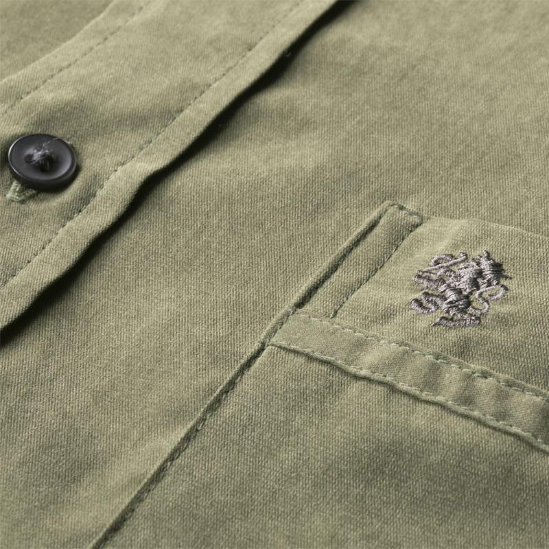 送料無料 シニア 服 2色組 スタンドカラーシャツ スエード調 プレゼント 男性 ファッション 70代 高齢者 80代 メンズ 長袖 サイズ L Panero Shop