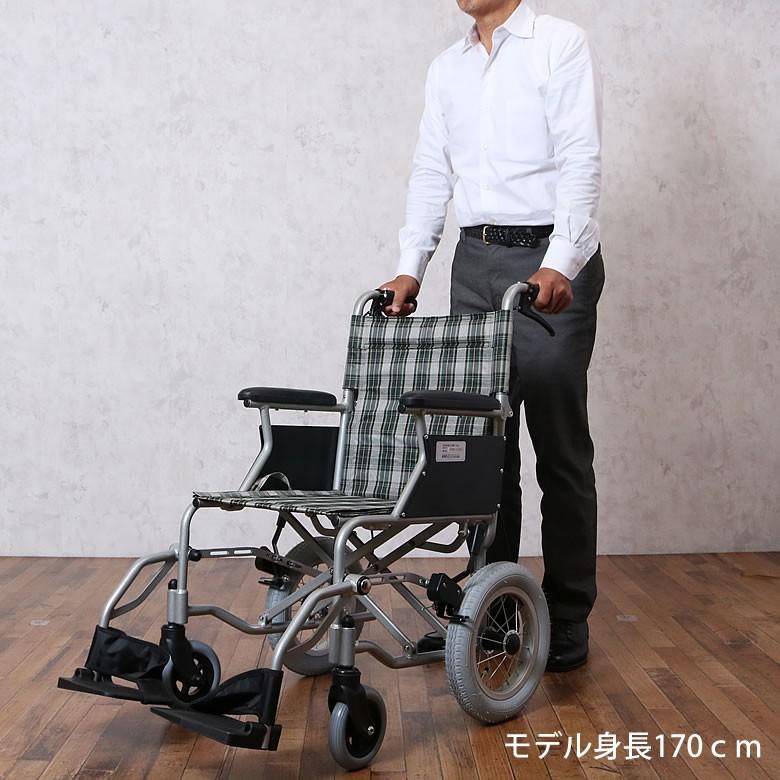 新着商品 車いす 折りたたみ 軽量 スキット レッド SKT-400 ▽軽くて ...