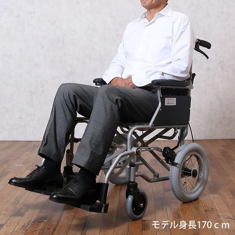 車椅子 軽量 折りたたみ車いす 介助式車イスカルラクコンパクト（SG