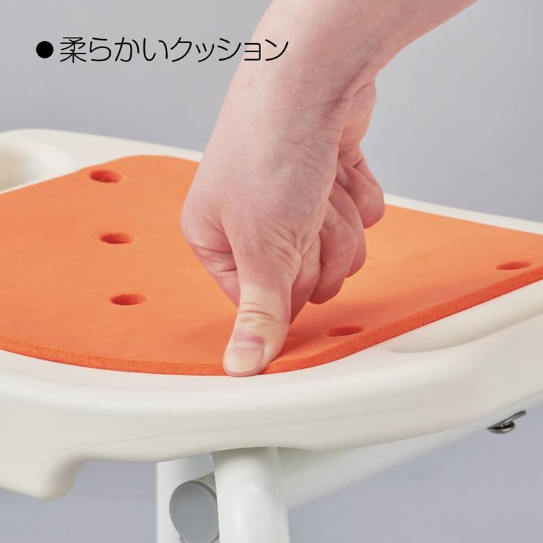 オレンジ 介護用風呂椅子 アームレスト付き Panasonic（パナソニック） 介護用風呂イス 風呂椅子 介護用品 入浴