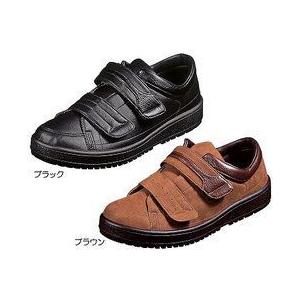 介護靴（シューズ） 本格的装具対応シューズ Ｖステップ04　片足販売(男性用メンズ) (介護用品)ムーンスター  70代 80代