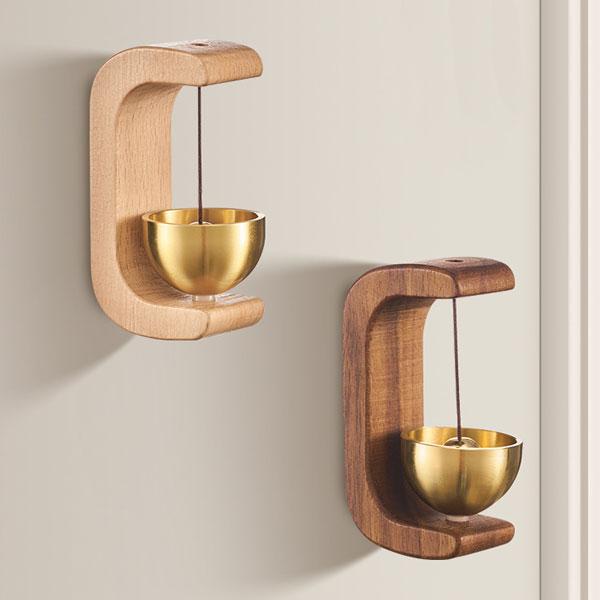 ドアベル ドアチャイム 玄関 マグネット 風鈴 引き戸 開き戸 木製 ウインドウチャイム | ブランド登録なし | 03