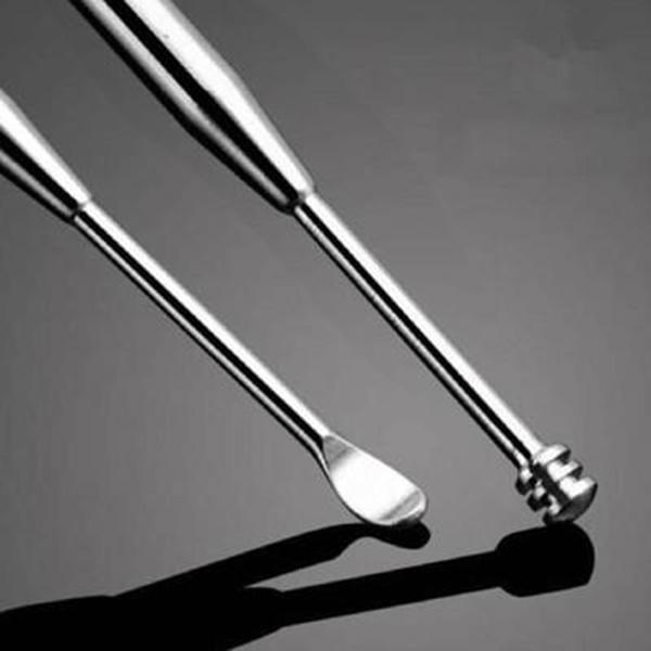 耳かき スパイラル型 リング型 スクリュー型 ステンレス製 耳掃除 耳垢 