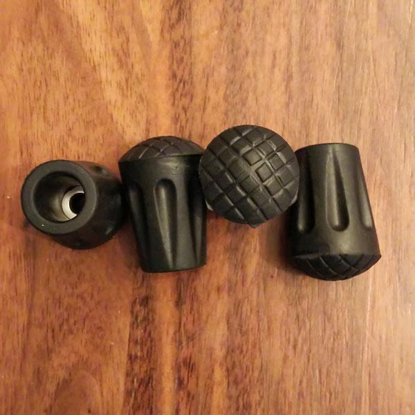 トレッキングポール ラバーキャップ 交換用 先端 ハイキング 登山 ストック スティック ノルディック 4個セット | ブランド登録なし | 04