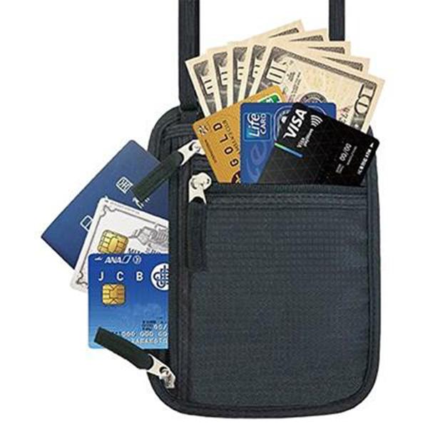 パスポートケース 首さげ スキミング防止 ポシェット サコッシュ 防水