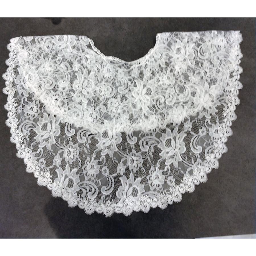 レースケープ 白 ホワイト ドレス 結婚式 パーティー 二の腕カバー