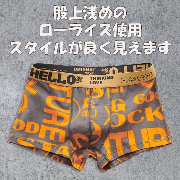 ボクサーパンツ メンズ ボクサーブリーフ 下着 ローライズ おしゃれ