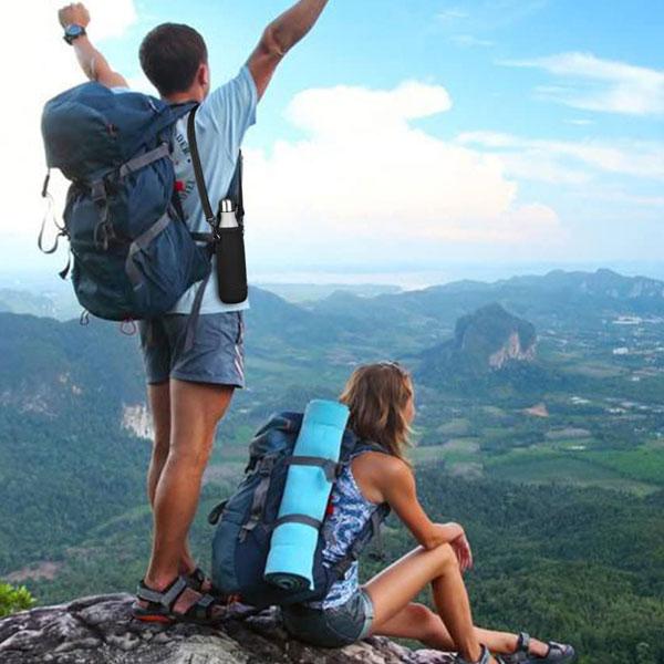 水筒カバー ホルダー ケース 肩掛け 800ml ペットボトル : TC