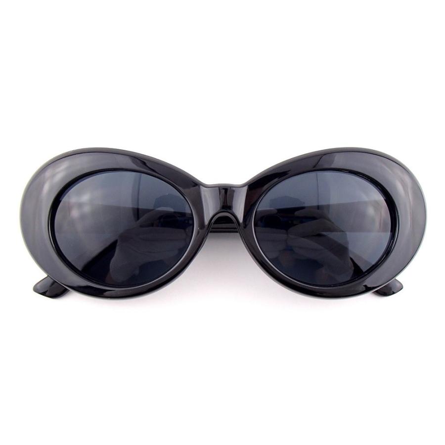 オーバルサングラス カラーサングラス メンズ レディース 男女兼用