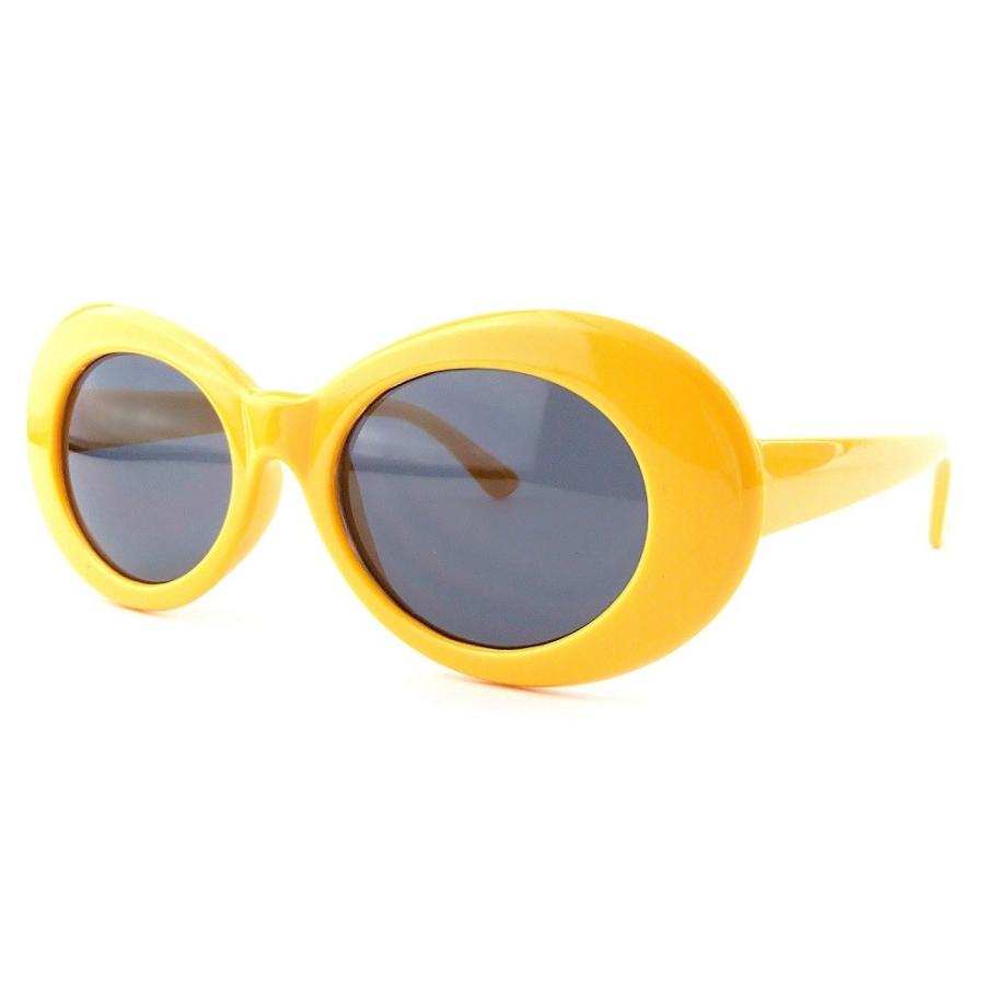 オーバルサングラス カラーサングラス メンズ レディース 男女兼用