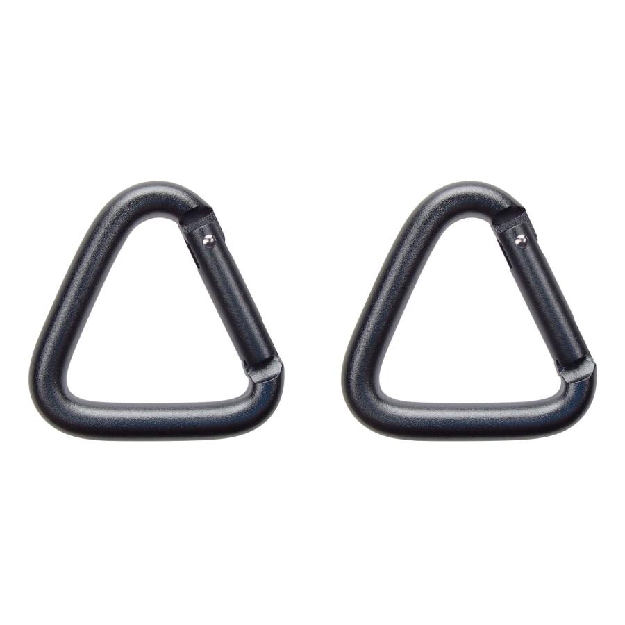 【2個セット】 トライアングル カラビナ 三角形 キーホルダー ベルトフック アルミ合金 |  | 02