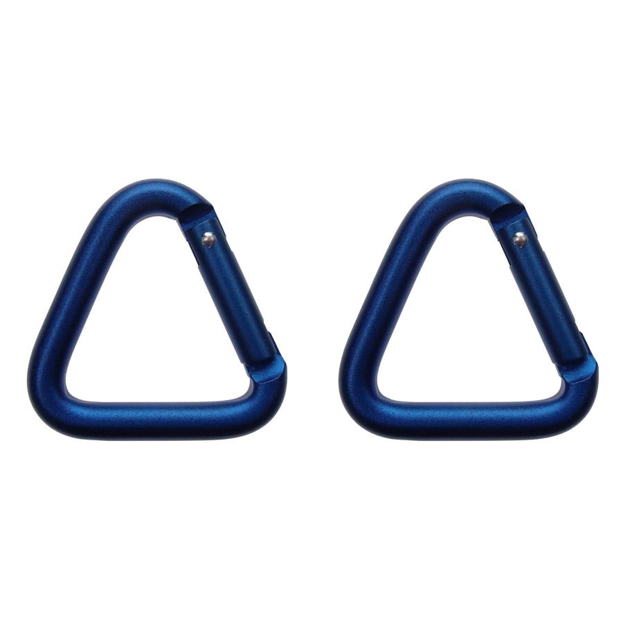 2個セット】 トライアングル カラビナ 三角形 キーホルダー