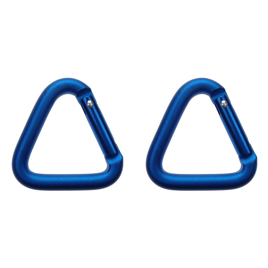 2個セット】 トライアングル カラビナ 三角形 キーホルダー