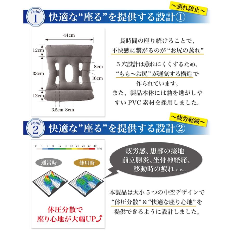 ロザリー エアークッション 座布団 飛行機 旅行 機内 快適 グッズ 腰痛 クッション 0415 Tcc Online Shop 通販 Yahoo ショッピング