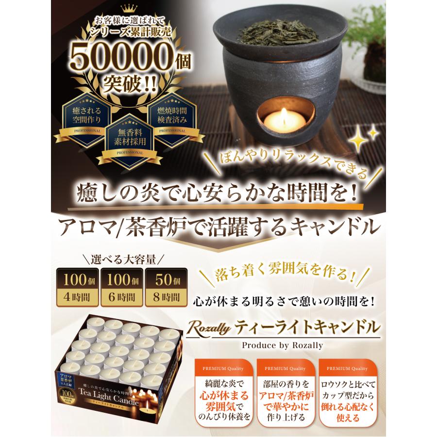 Rozally 【雑誌掲載モデル】 ティーライトキャンドル ティーキャンドル