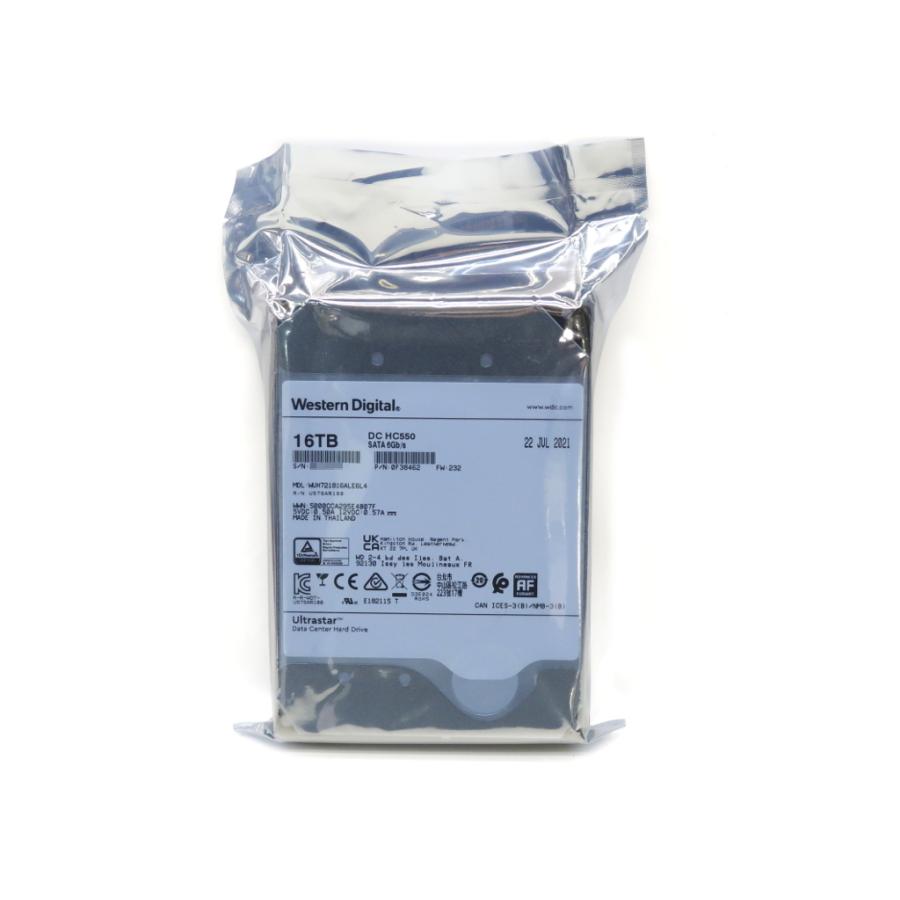 新品】【デスクトップPC対応】WesternDigital Ultrastar DC HC550 16TB