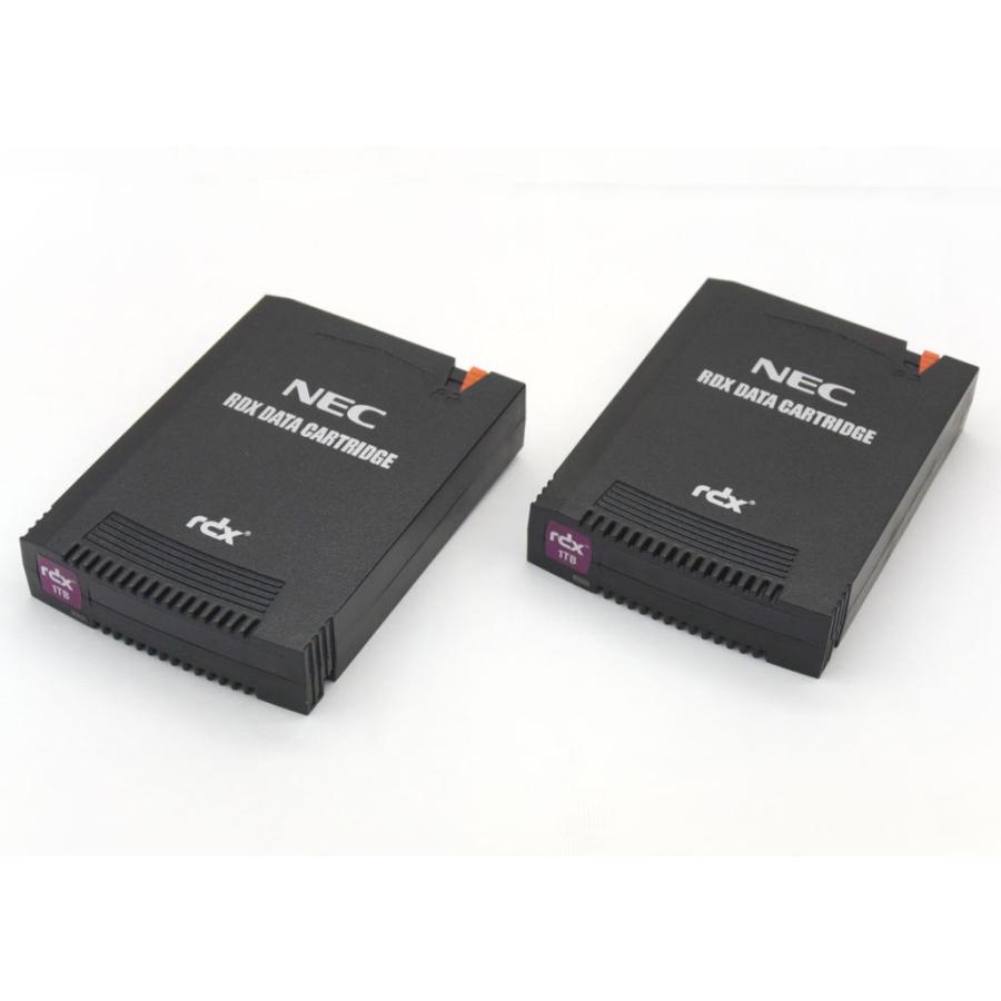 NEC N8153-03 RDXデータカートリッジ(1TB) 　２個セット NEC 2台セット N8153-03 RDX Data Cartridge 1TB データカートリッジ