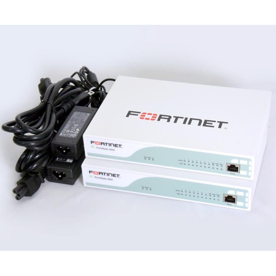 Fortinet 2台セット FortiGate-60D FG-60D FortiOS v5.0 build0292 (GA