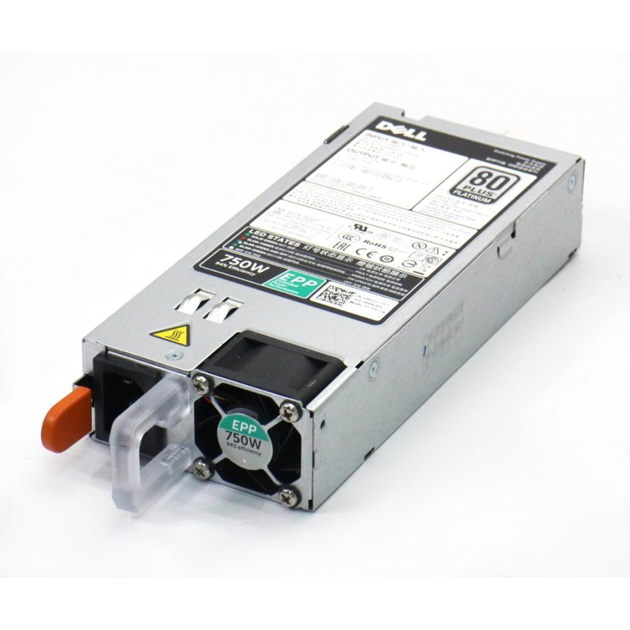 DELL 0Y9VFC 750W 冗長電源ユニット 80Plus Platinum PowerEdge R630