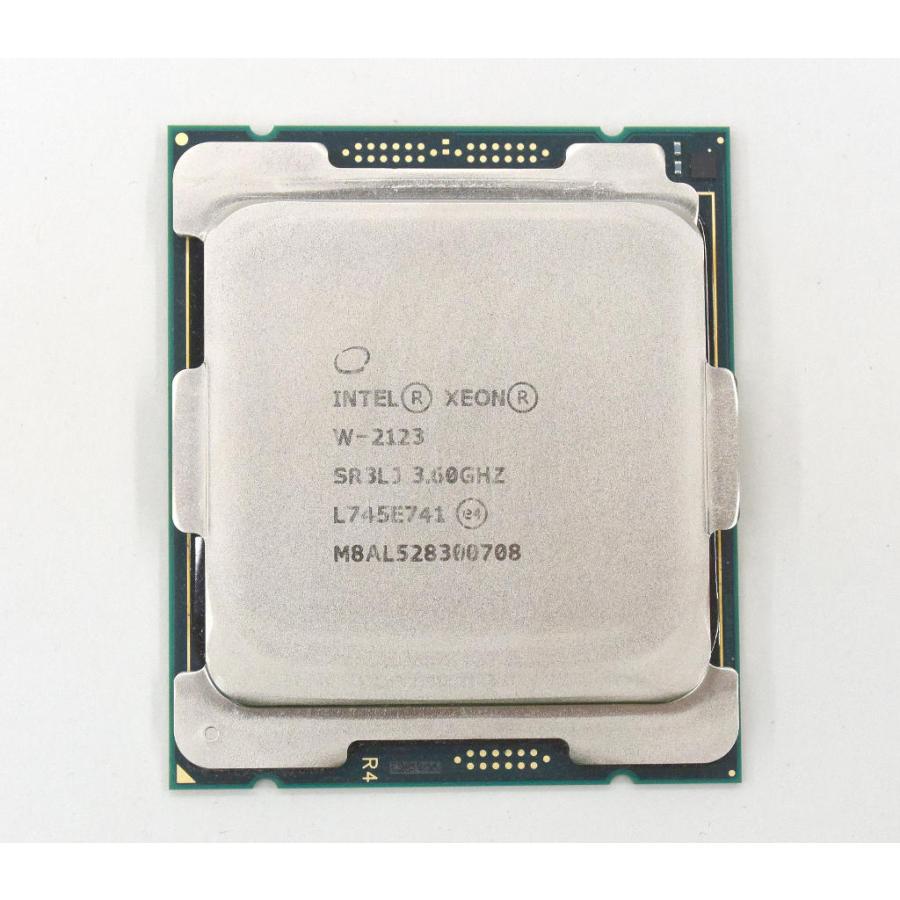 intel Xeon W-2123 3.6GHz 4コア 8スレッド FCLGA2066 SR3LJ