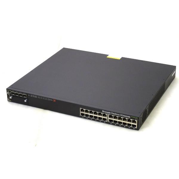 Brocade FastIron FCX624S-ADV 24ポート1000BASE-T L3スイッチ｜tce-direct