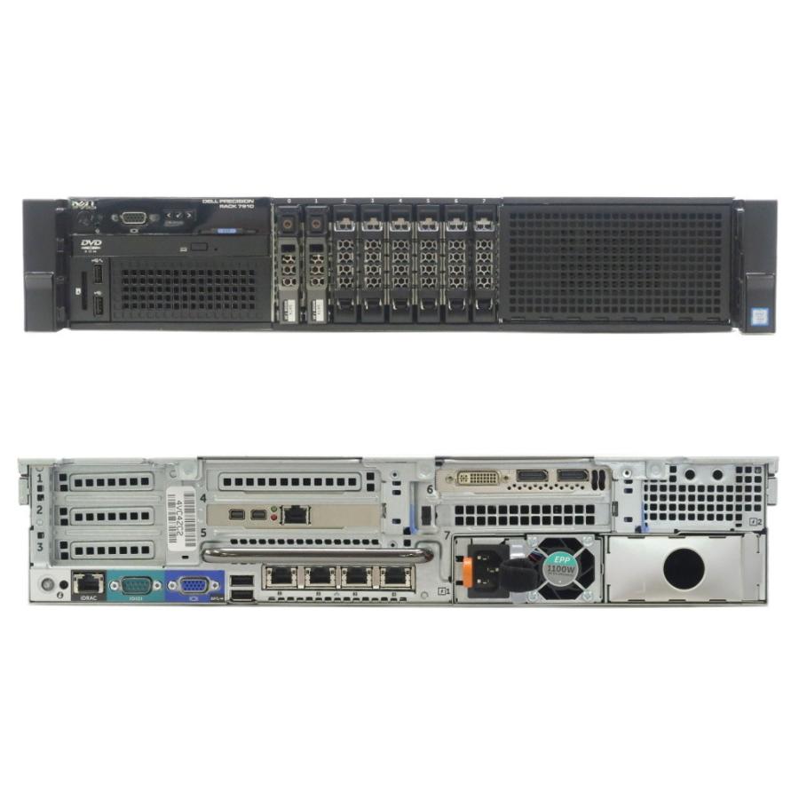 DELL Precision Rack 7910 Xeon E5-2670v3 2.3GHz 32GB 500GBx2台(SATA2.5インチ ...