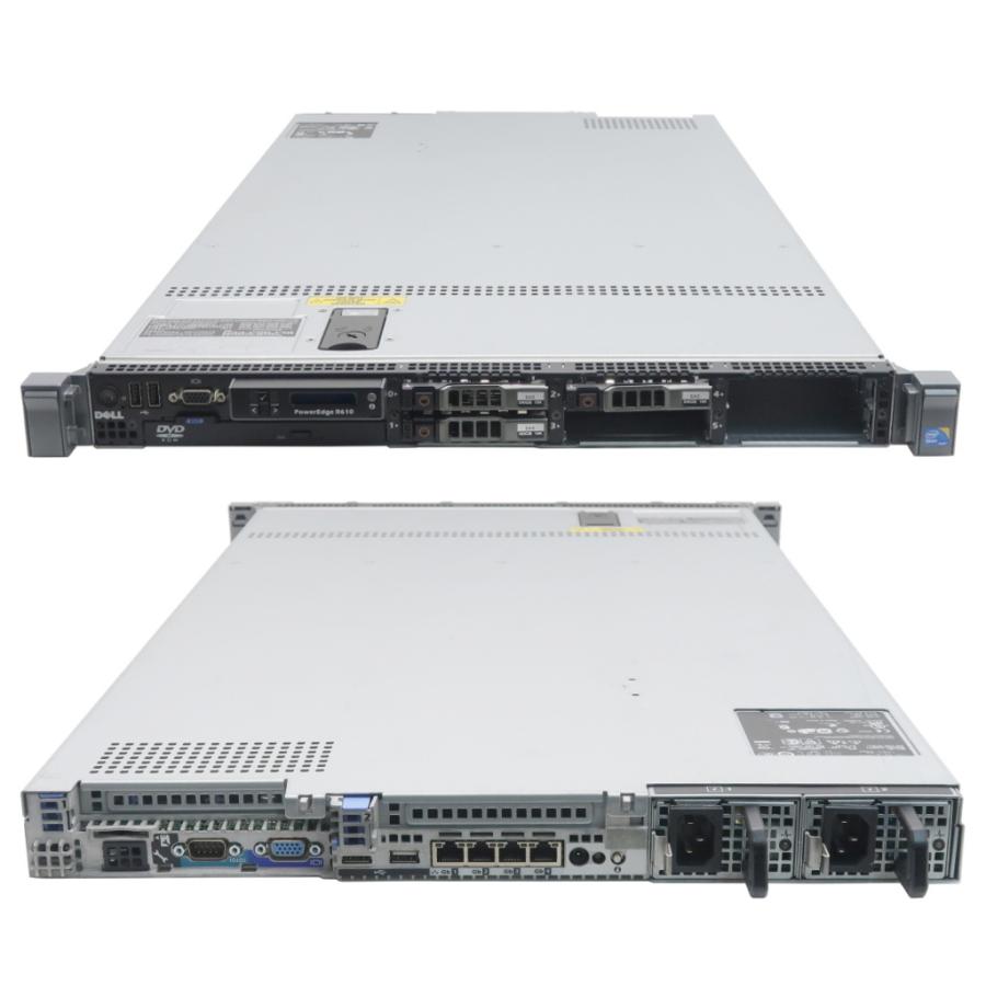 DELL PowerEdge R610 Xeon X5667 3.06GHz*2 24GB 300GBx3台(SAS2.5