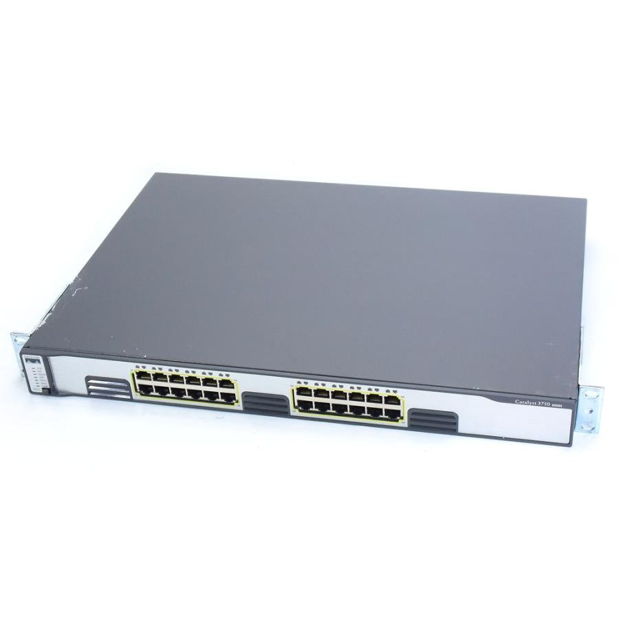 未使用 Cisco LANスイッチ WS-C3750G-24T-S Cisco Catalyst 3750G Network Switch (WS-C3750G-24TS-E1U