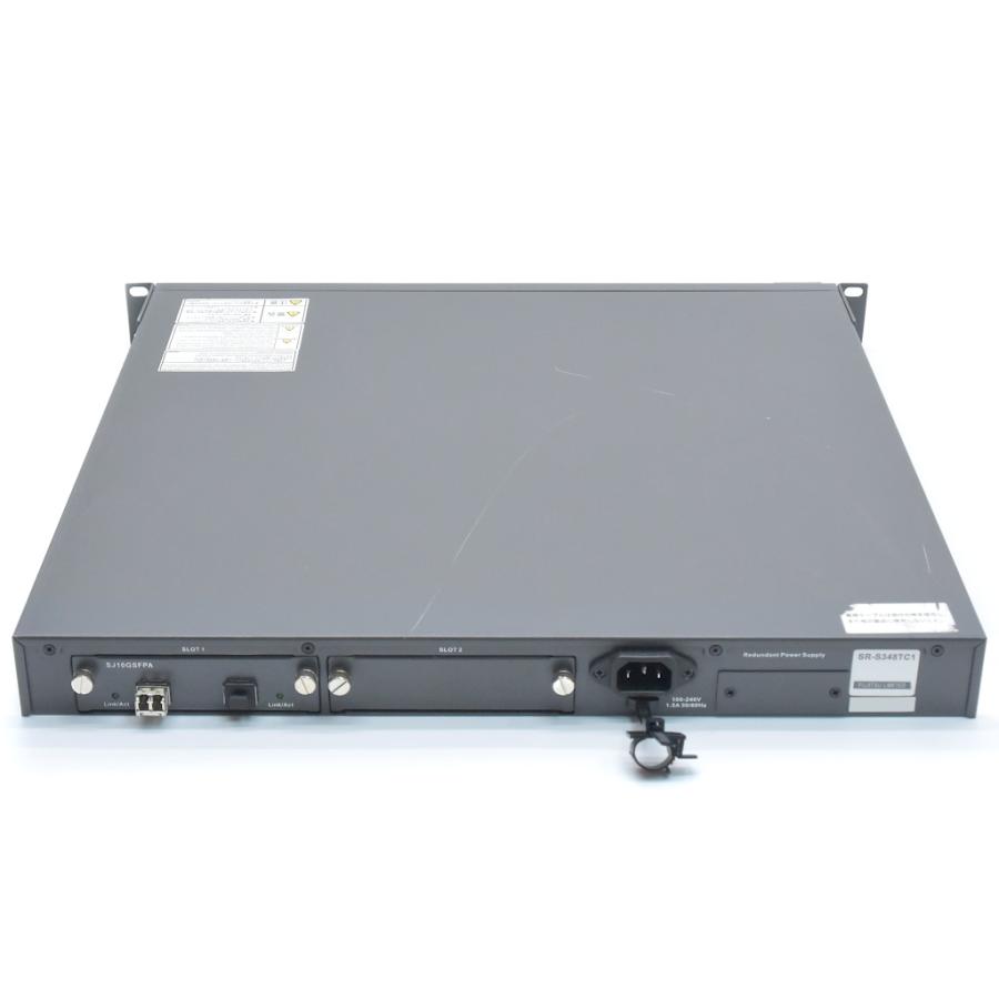 富士通 SR-S348TC1 48ポート 1000BASE-T 背面2ポート10GbE SFP+搭載 L2