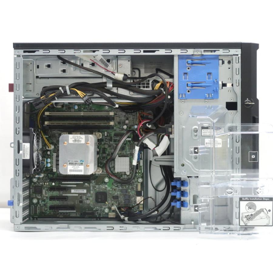 hp ProLiant ML30 Gen9 Xeon E31220 v5 3GHz 4GB 1TBx1台(SATA2.5インチ/RAIDなし