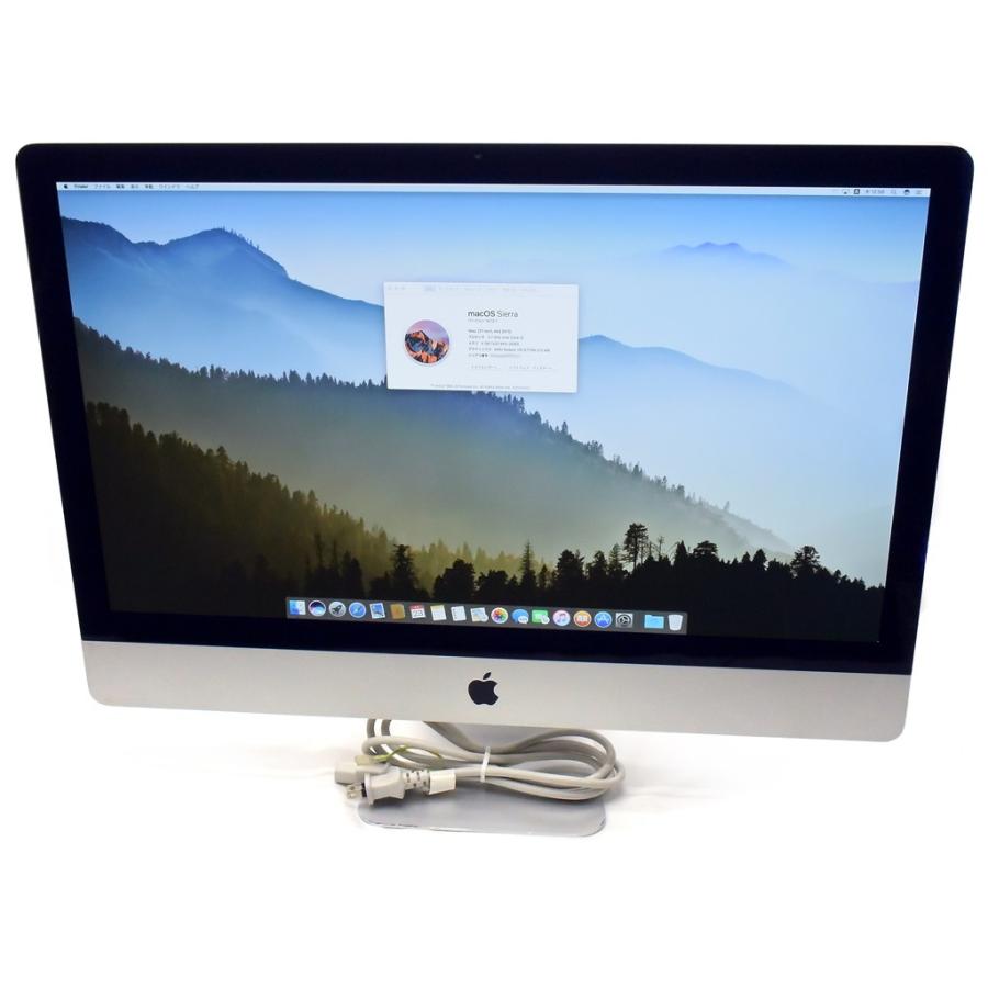 Apple iMac 27インチ Mid 2011 Core i5-2500S 2.7GHz 4GB 1TB(HDD) Radeon HD6770M DVD-RW 2560x1440 macOS Sierra 10.12.1