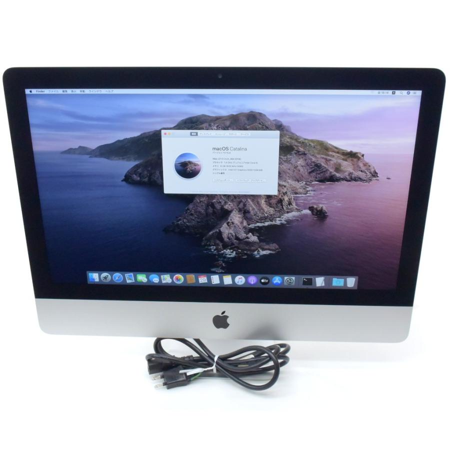 Apple iMac 21.5インチ Mid 2014 Core i5-4260U 1.4GHz 8GB 500GB(HDD) フルHD 1920x1080ドット macOS Catalina 10.15.4