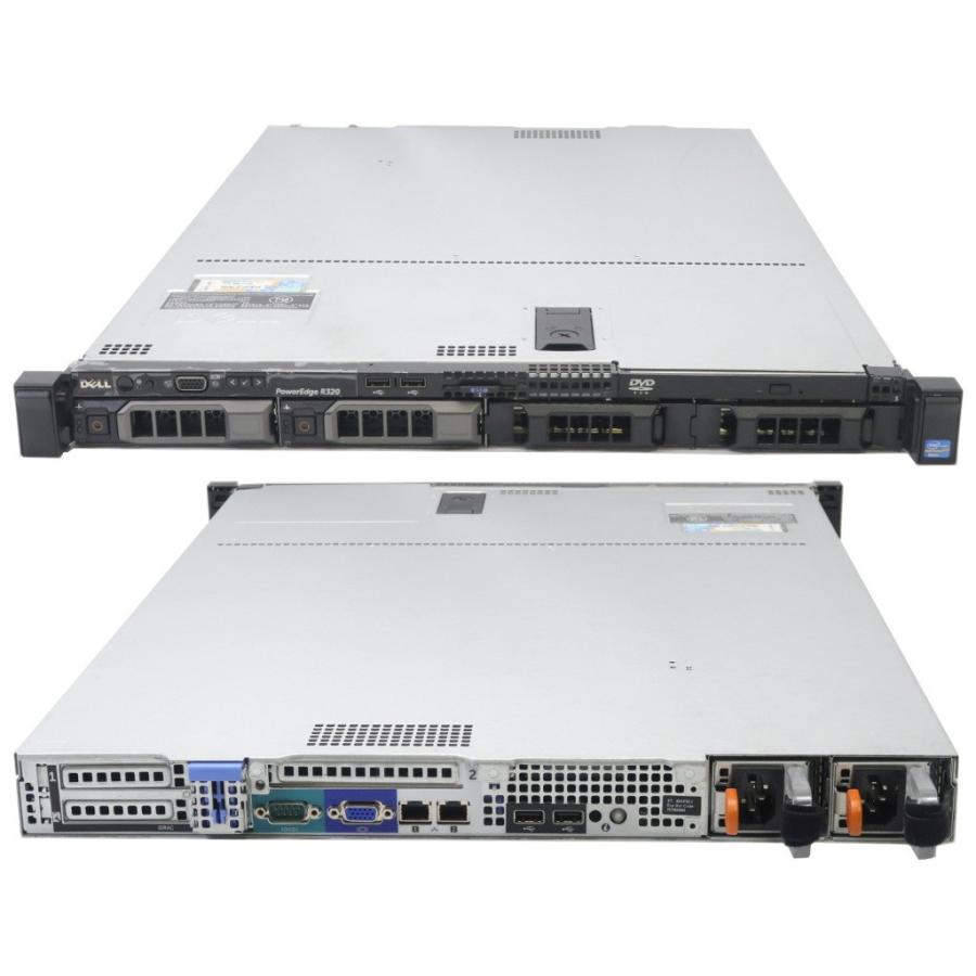 DELL PowerEdge R320 冗長電源 Xeon E5-2420 1.9GHz 16GB 1TBx2台(SAS2