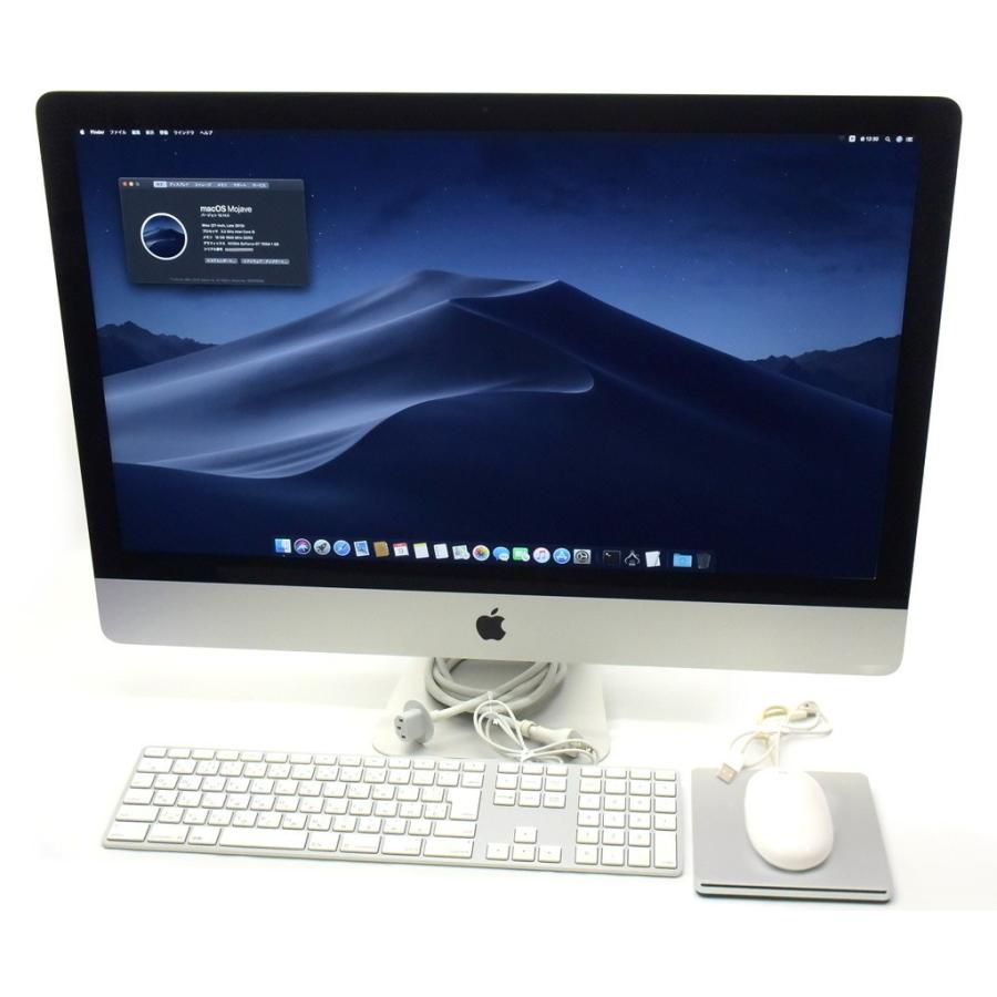 Apple iMac 27インチ Late 2013 Core i5-4570 3.2GHz 16GB 1TB(HDD) GeForce GT755M WQHD 2560x1440 macOS Mojave 10.14.5