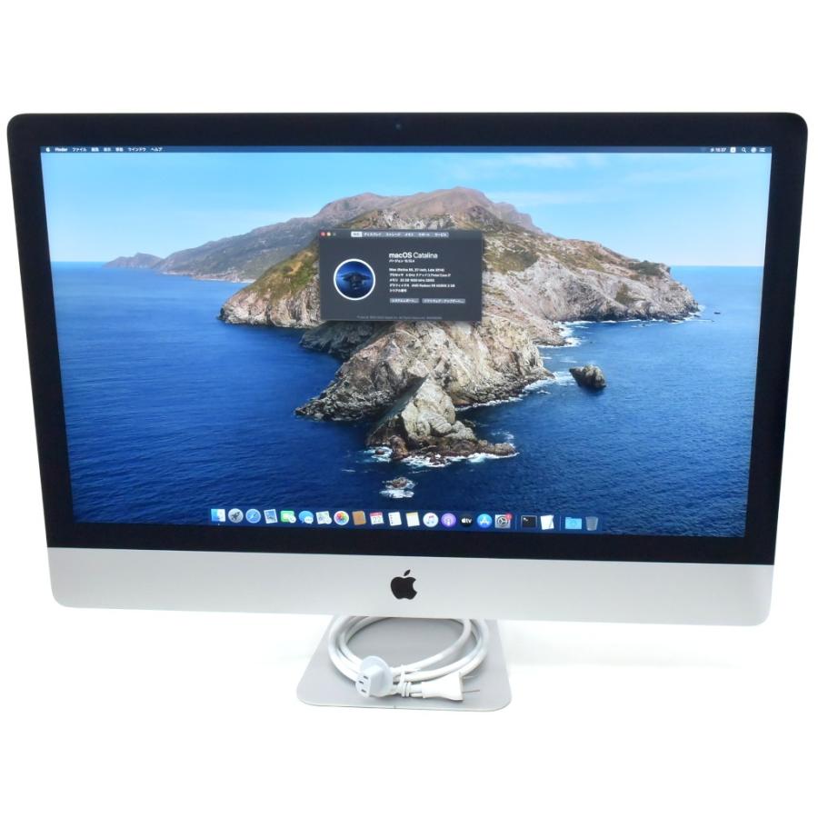Apple iMac 27インチ Retina 5K Late 2014 Core i7-4790K 4GHz 32GB 256GB(SSD) Radeon R9 M290X 5120x2880 Catalina 10.15.4