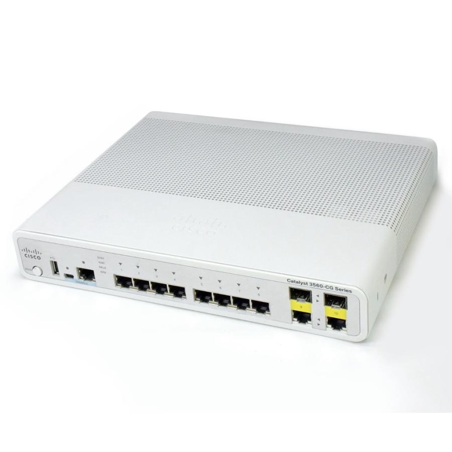 ルーター・ネットワーク機器 Cisco Catalyst 3560-CG PoE Cisco Catalyst 3560-CG Series WS-C3560CG-8TC-S V01 Ver.12.2(55)EX2