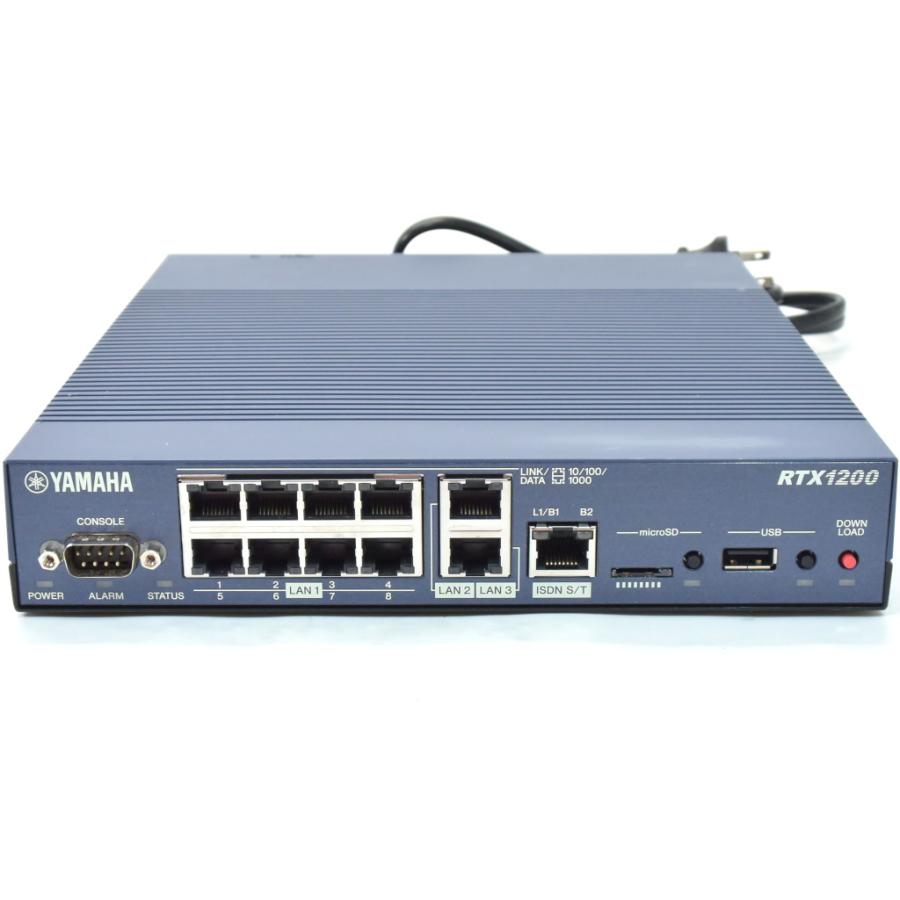 YAMAHA RTX1200 3系統 10ポート 1000BASE-T搭載 VPNルーター Rev.10.01