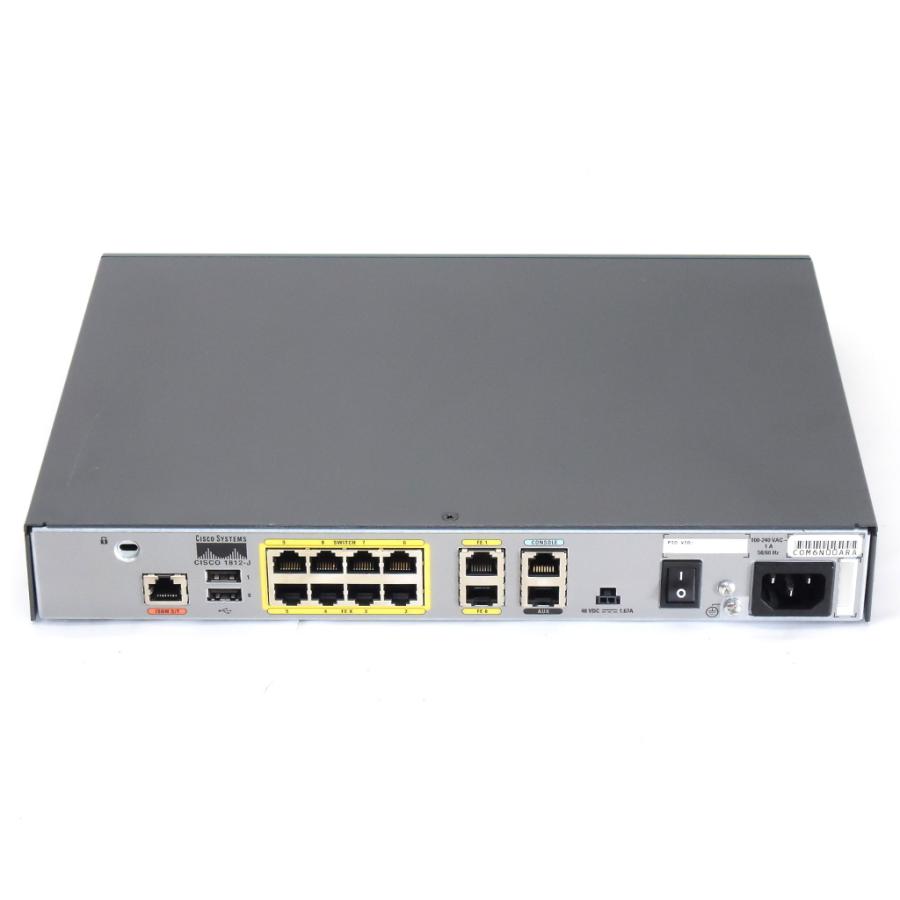 Cisco 1812-J/K9 V01 C181X-ADVIPSERVICESK9-M Ver.12.4(6)T5