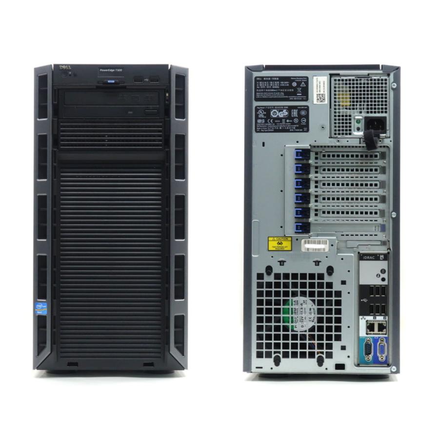 DELL PowerEdge T320 Xeon E5-2407 v2 2.4GHz 24GB 1TBx2台(SAS3.5