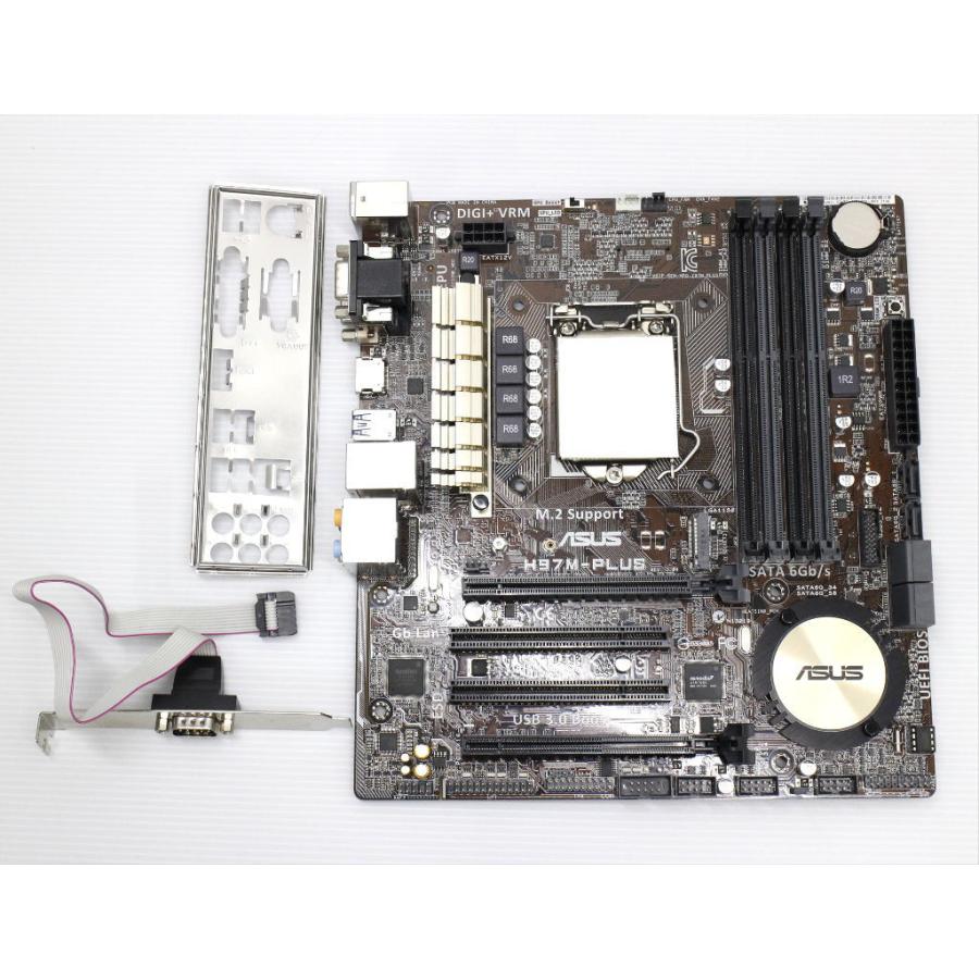 ASUS H97M-PLUS LGA1150対応 H97チップセット搭載 microATX