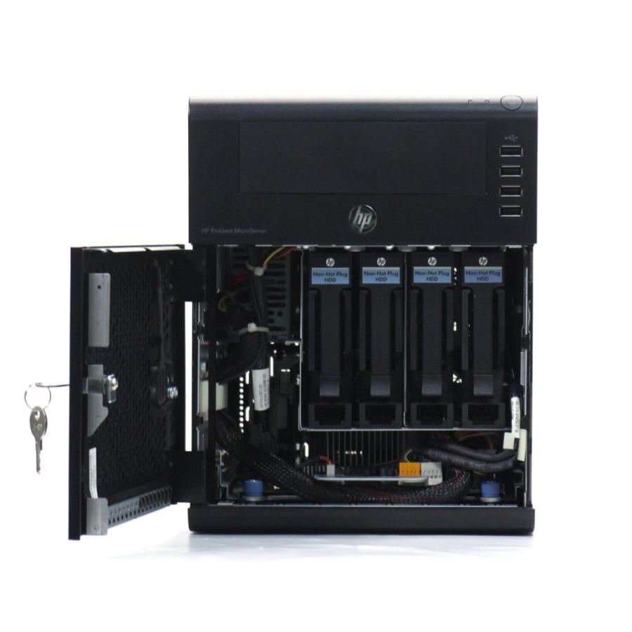 hp ProLiant MicroServer Turion II Neo N54L 2.2GHz 8GB 1TBx2台 