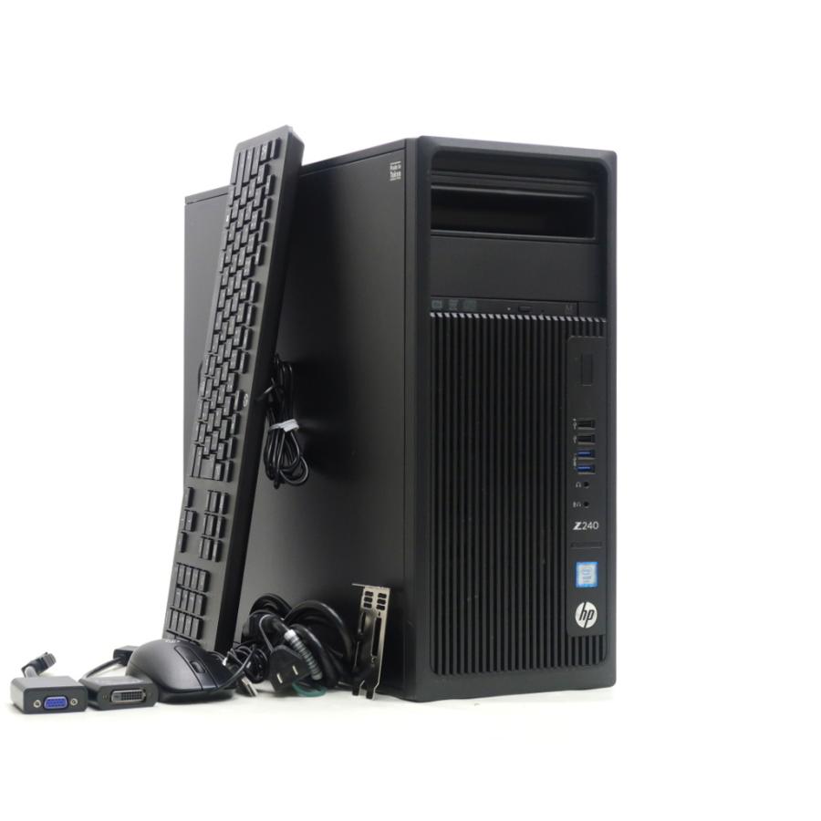 hp Z240 Tower Xeon E3-1270 v5 3.6GHz 32GB 256GB(SSD) 3TB(HDD) Geforce GTX 1050Ti Windows10 Pro 64bit｜tce-direct