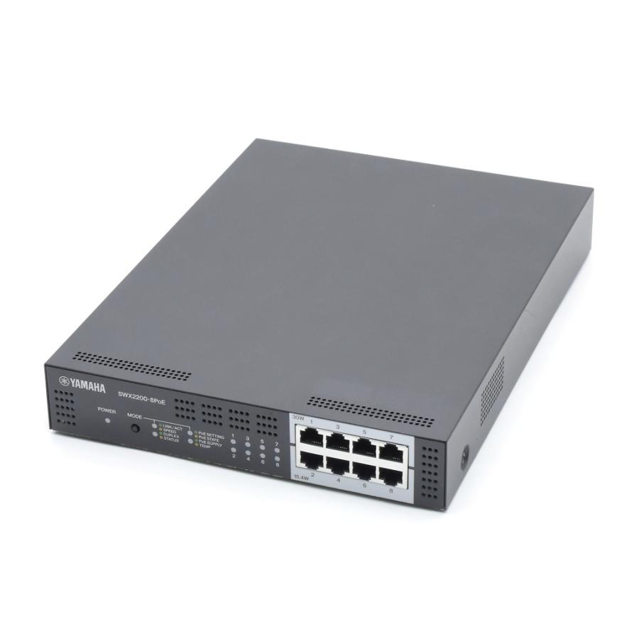 YAMAHA SWX2200-8PoE 8ポート1000BASE-T スマートL2 PoE Plus