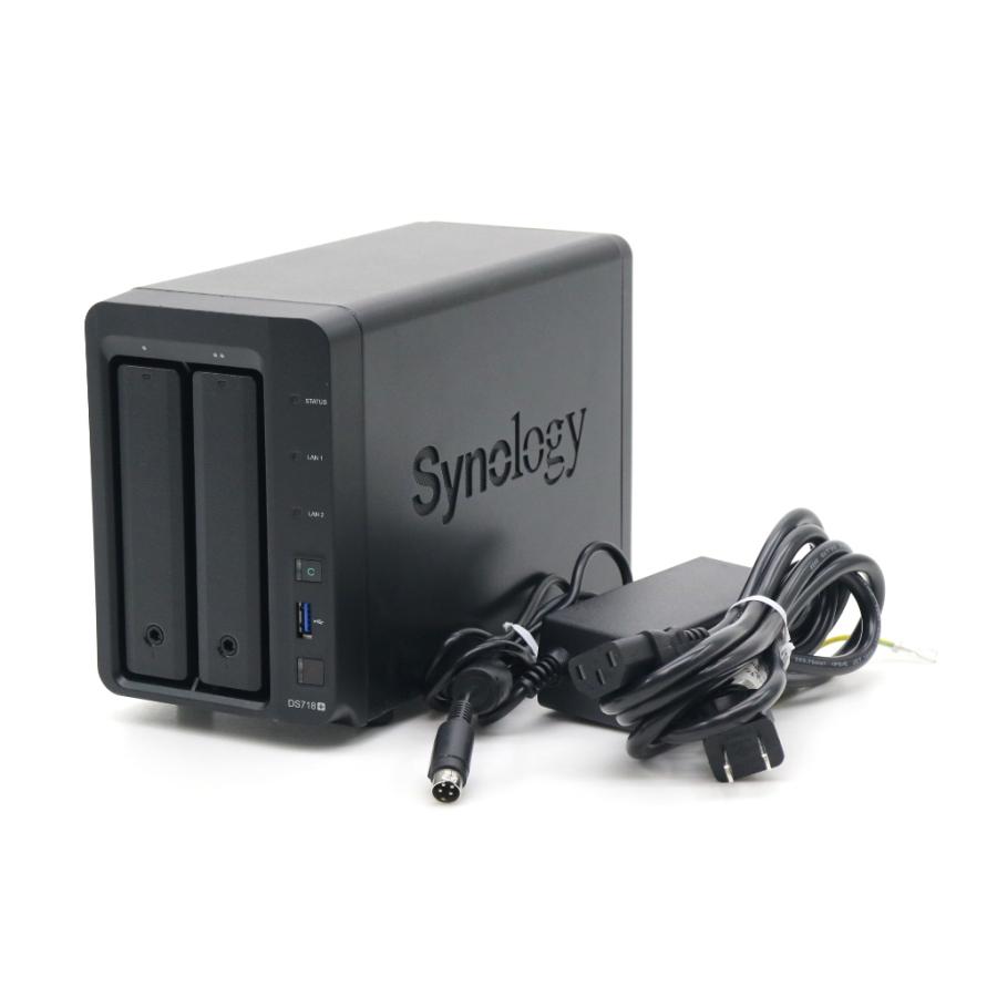 【セール品】Synology DiskStation DS718+ Celeron J3455 1.5GHz 6GB 3TBx2台(NAS用3 ...