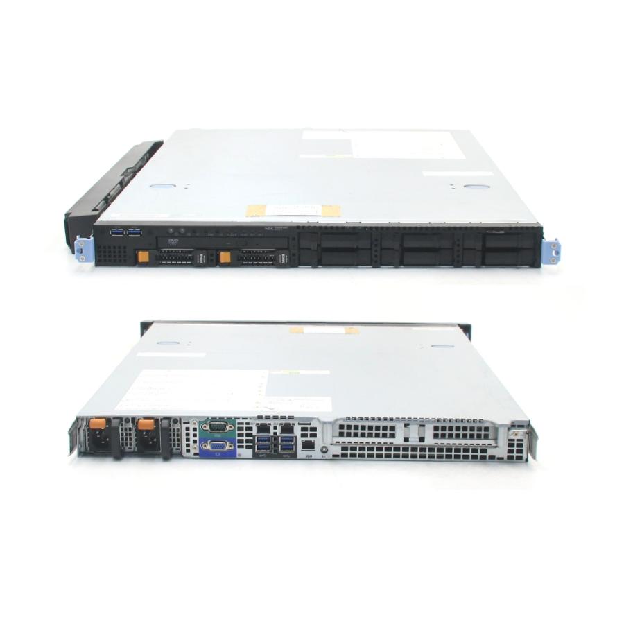 NEC Express5800/R110i-1 Xeon E3-1270 v6 3.8GHz 64GB 300GBx2台(SAS2