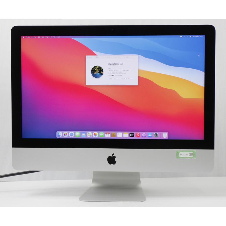 Apple iMac 21.5インチ Retina 4K 2017 Core i7-7700 3.6GHz 16GB 1TB