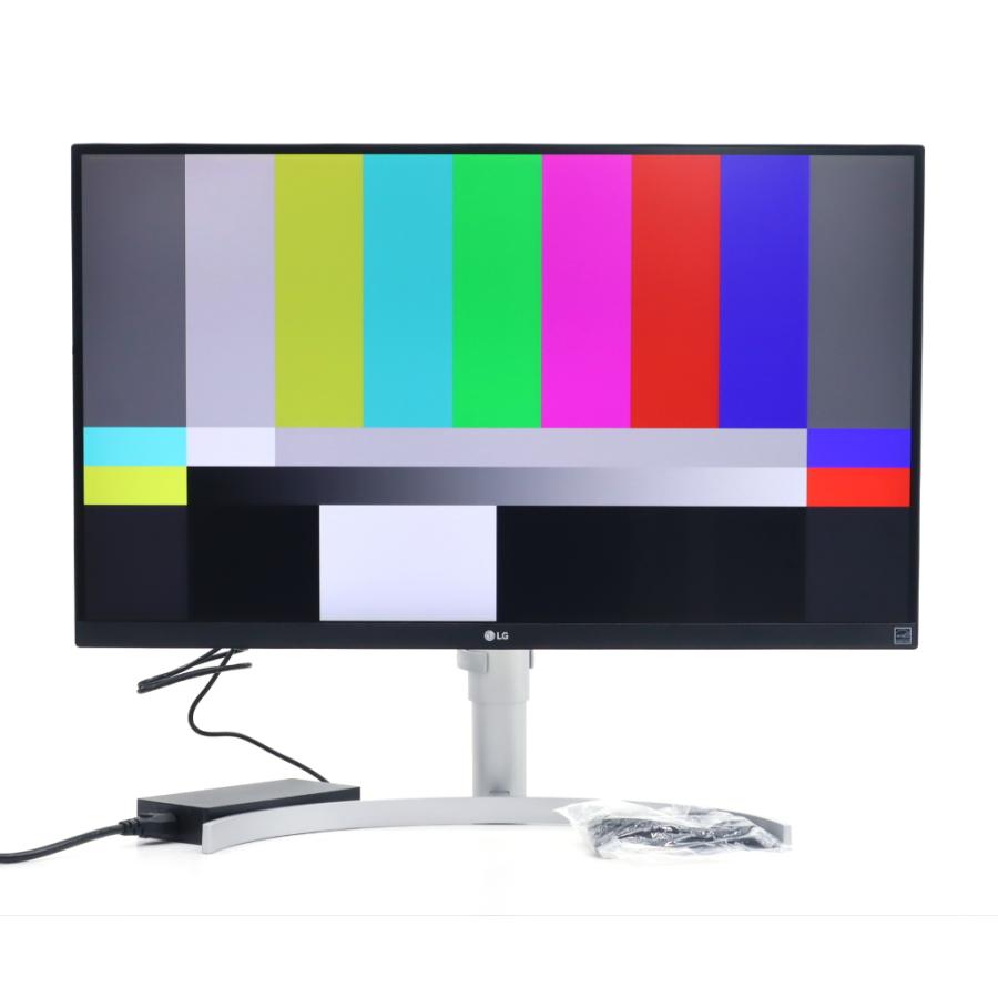 モニター 【並品】LG 27UL850-W 27インチ非光沢IPSパネル 4K