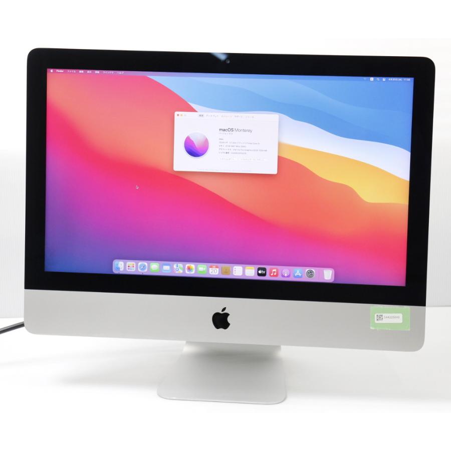 Apple iMac 21.5インチ Retina 4K Late 2015 Core i5-5675R 3.1GHz 8GB 1TB 4096x2304ドット macOS Monterey